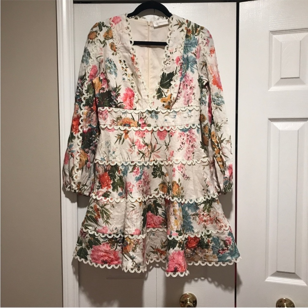 Brand New. Zimmermann floral print Dress